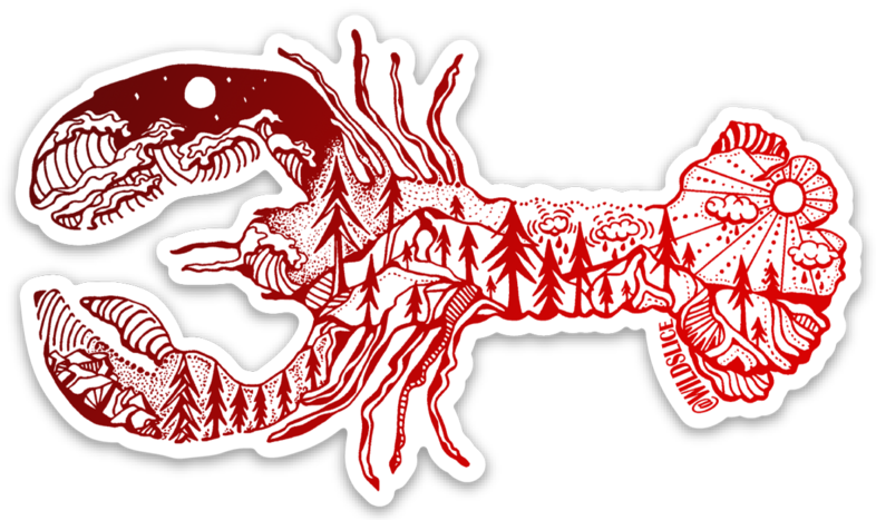 Red Lobster Sticker