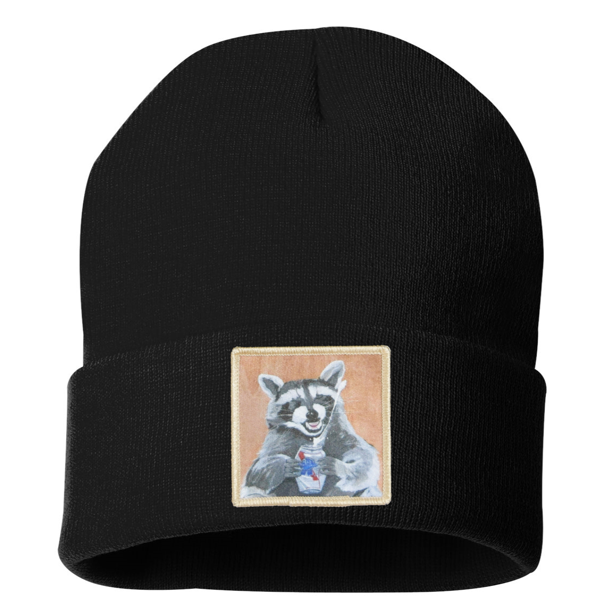 Beer Bandit Raccoon Beanie