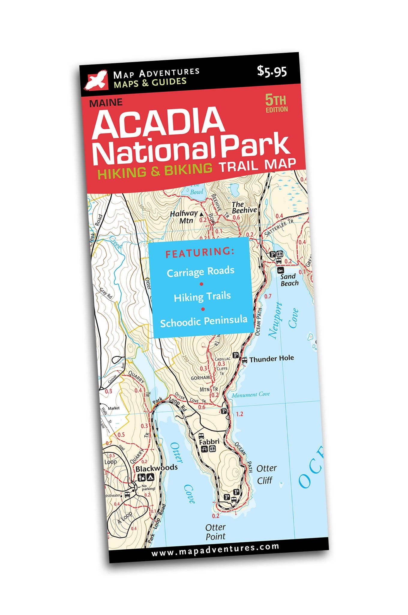 Acadia National Park Map