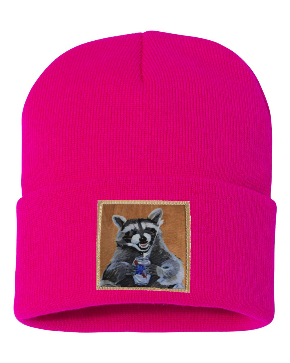 Beer Bandit Raccoon Beanie