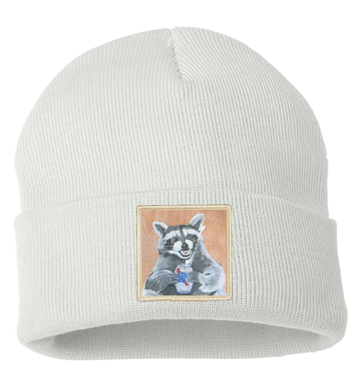 Beer Bandit Raccoon Beanie