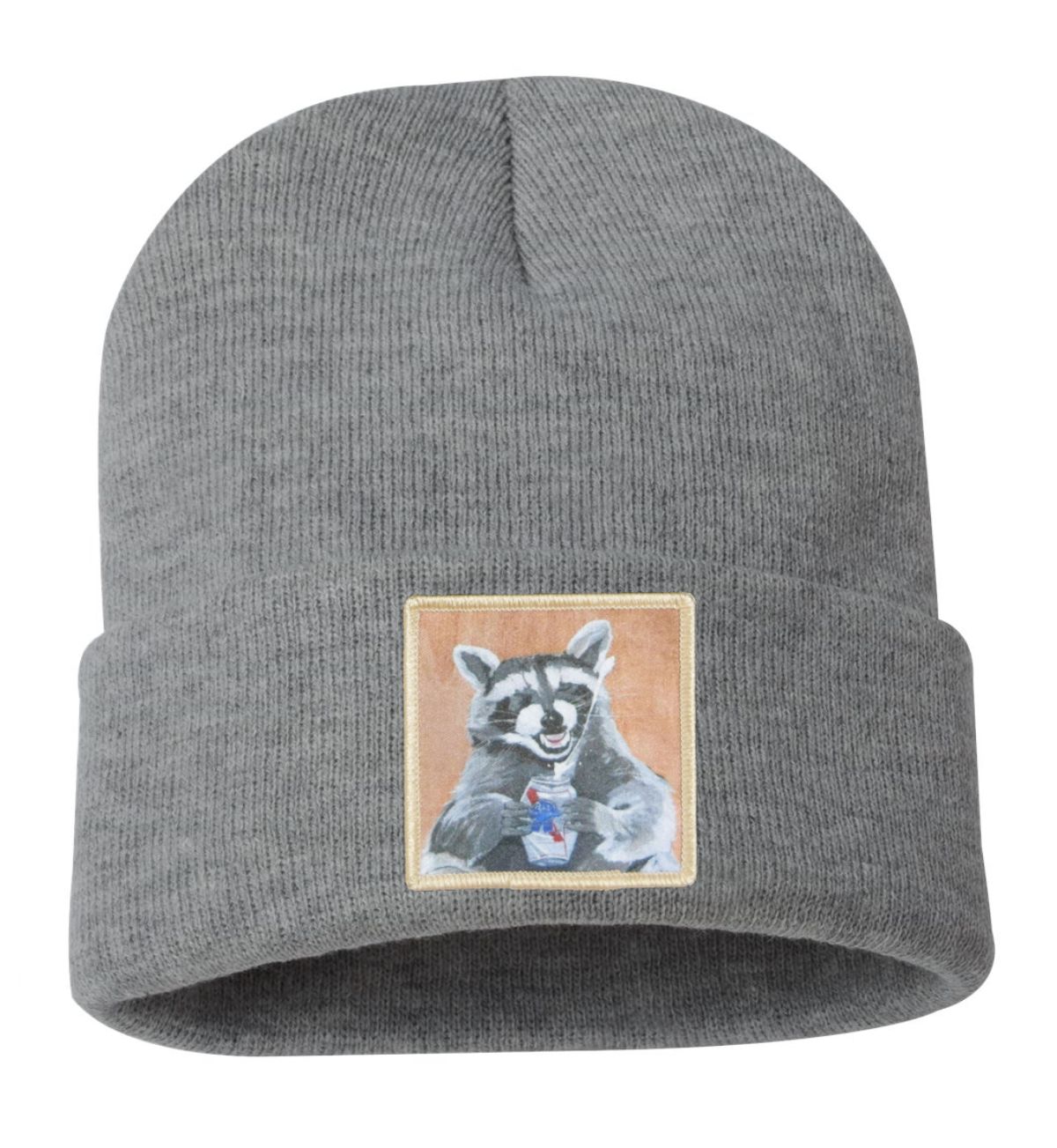 Beer Bandit Raccoon Beanie