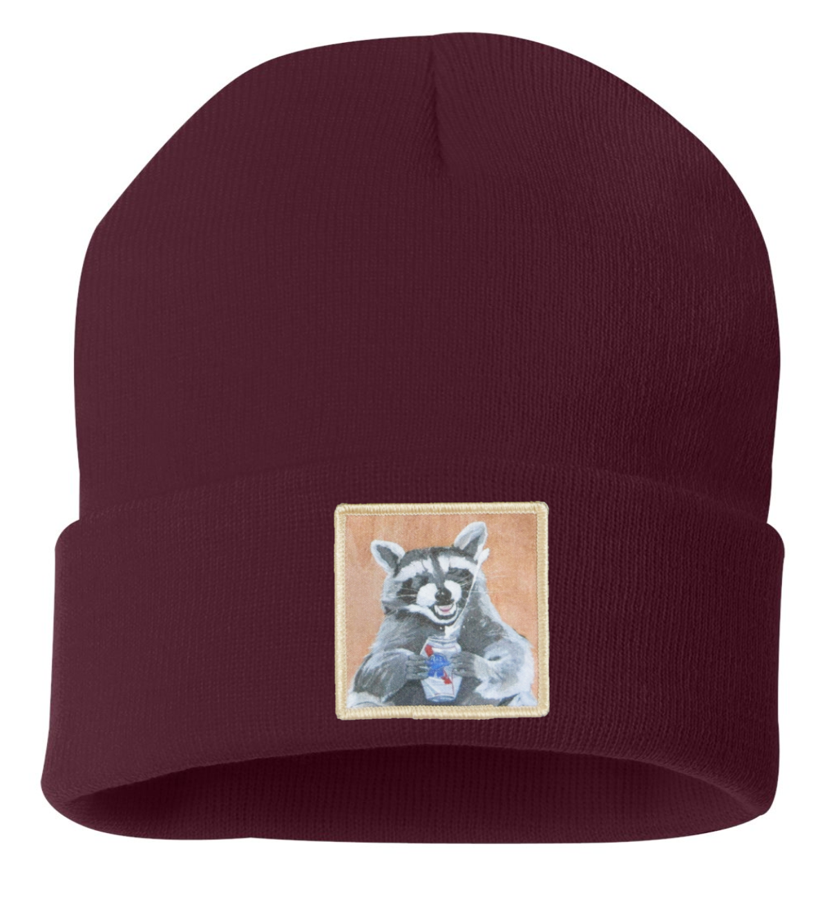 Beer Bandit Raccoon Beanie