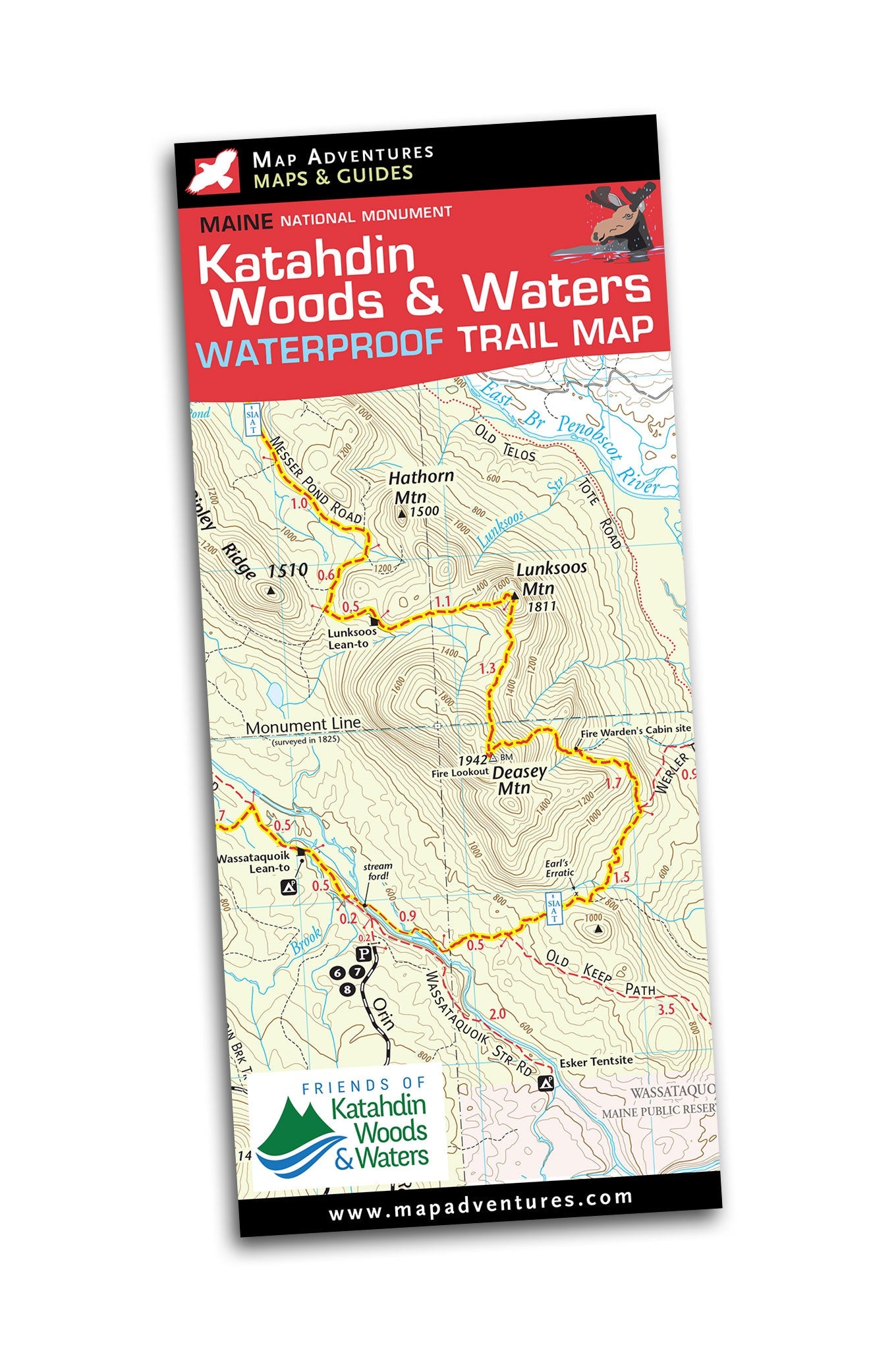 Katahdin Woods & Waters National Monument Map