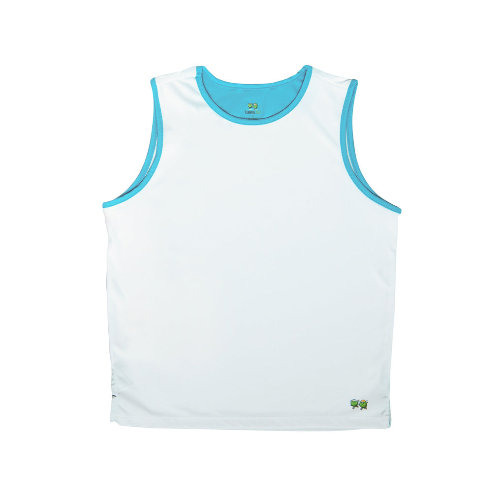 Kids' Running Singlet - White