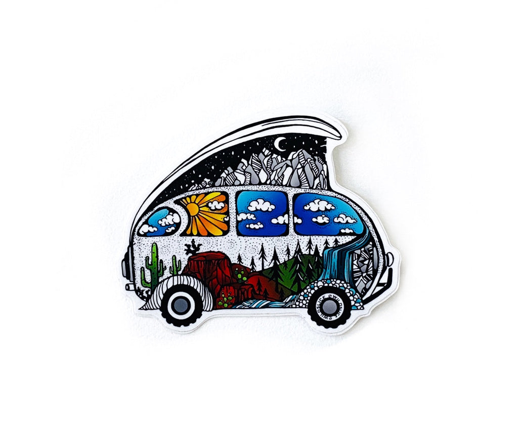 Adventure Van Sticker