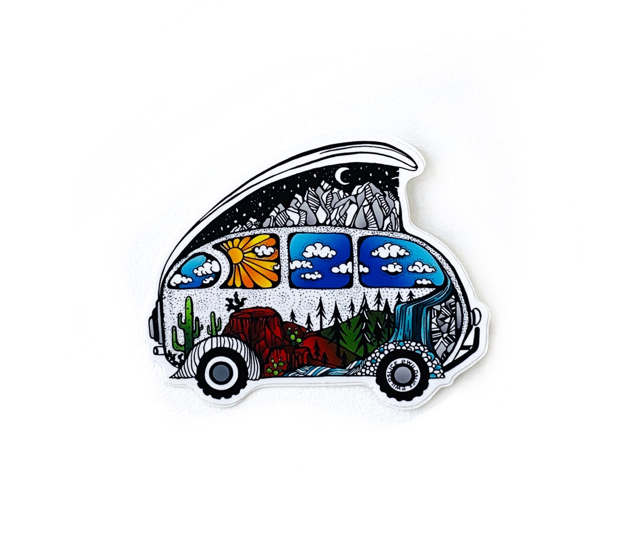 Adventure Van Sticker