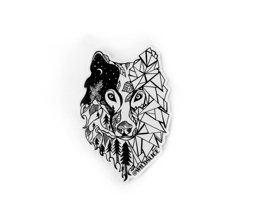 Wolf Prism Sticker