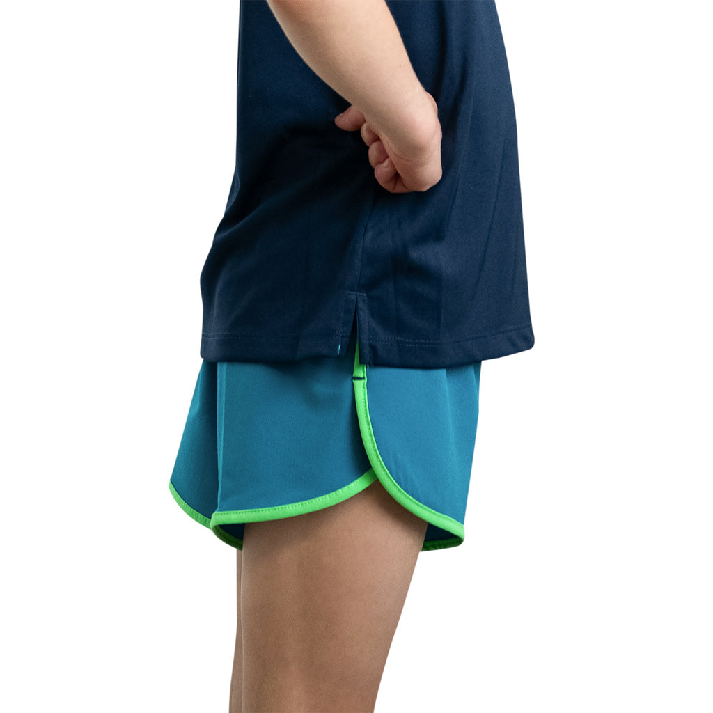 Kids' 4" Running Short - Playful Green