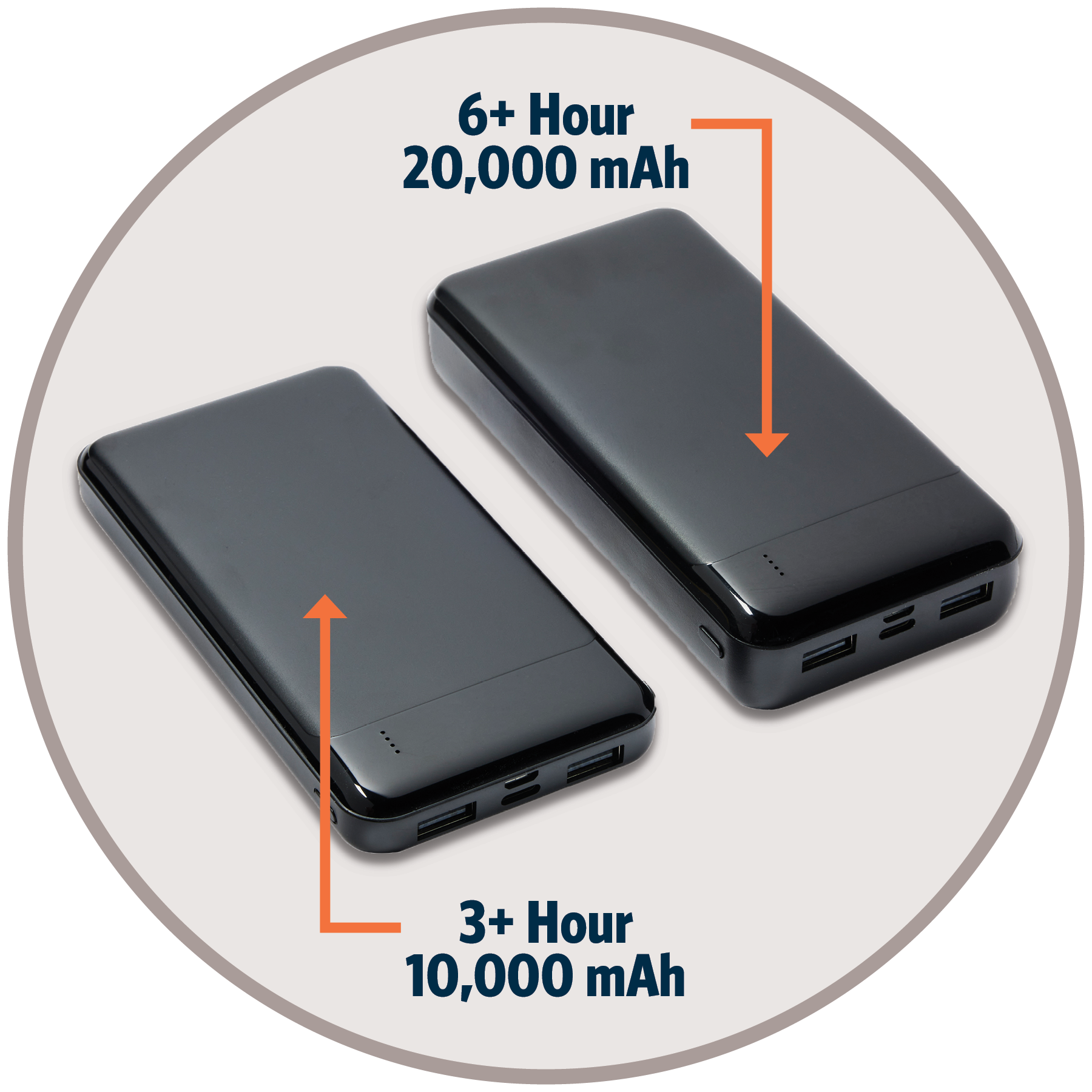 Hüga Heated Cushion – Steel Grey Cordura® / Orange Logo