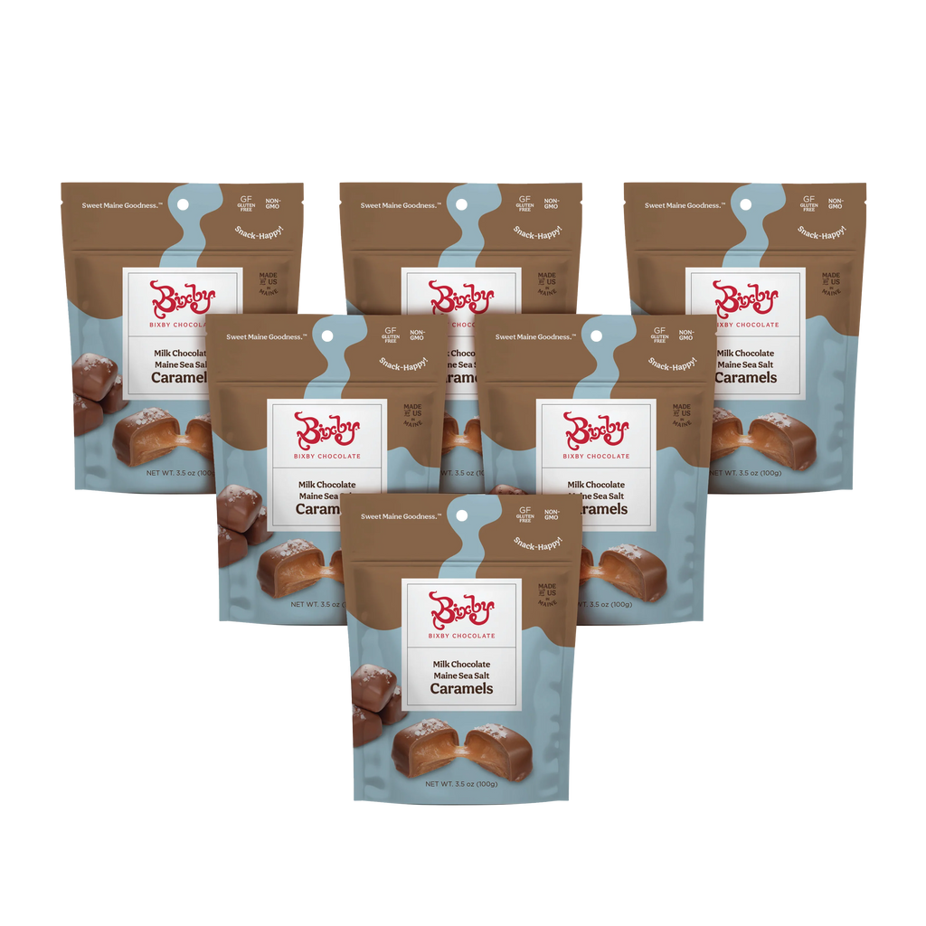 Milk Chocolate Sea Salt Caramels--6 Pouches