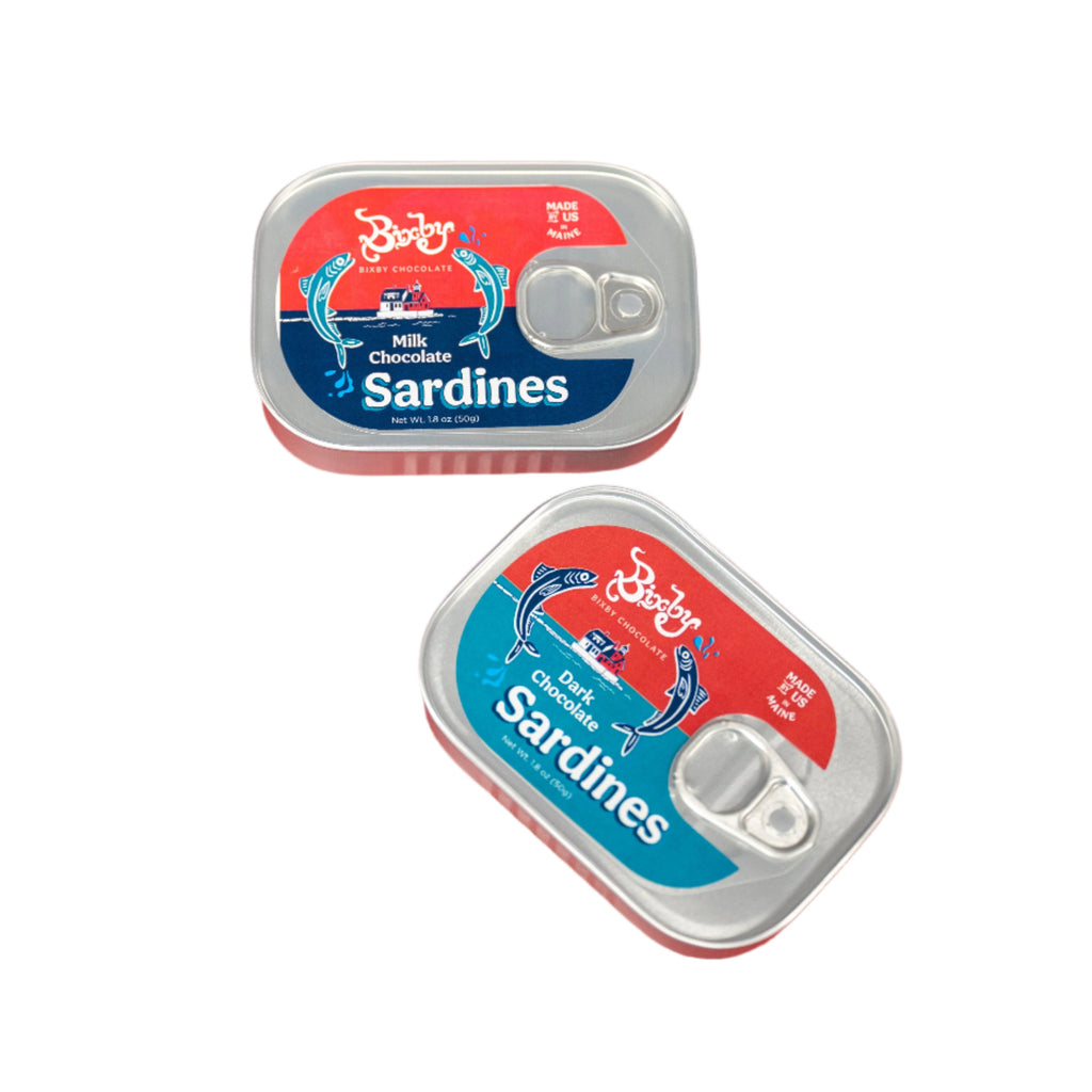 Chocolate Sardines, Tinned