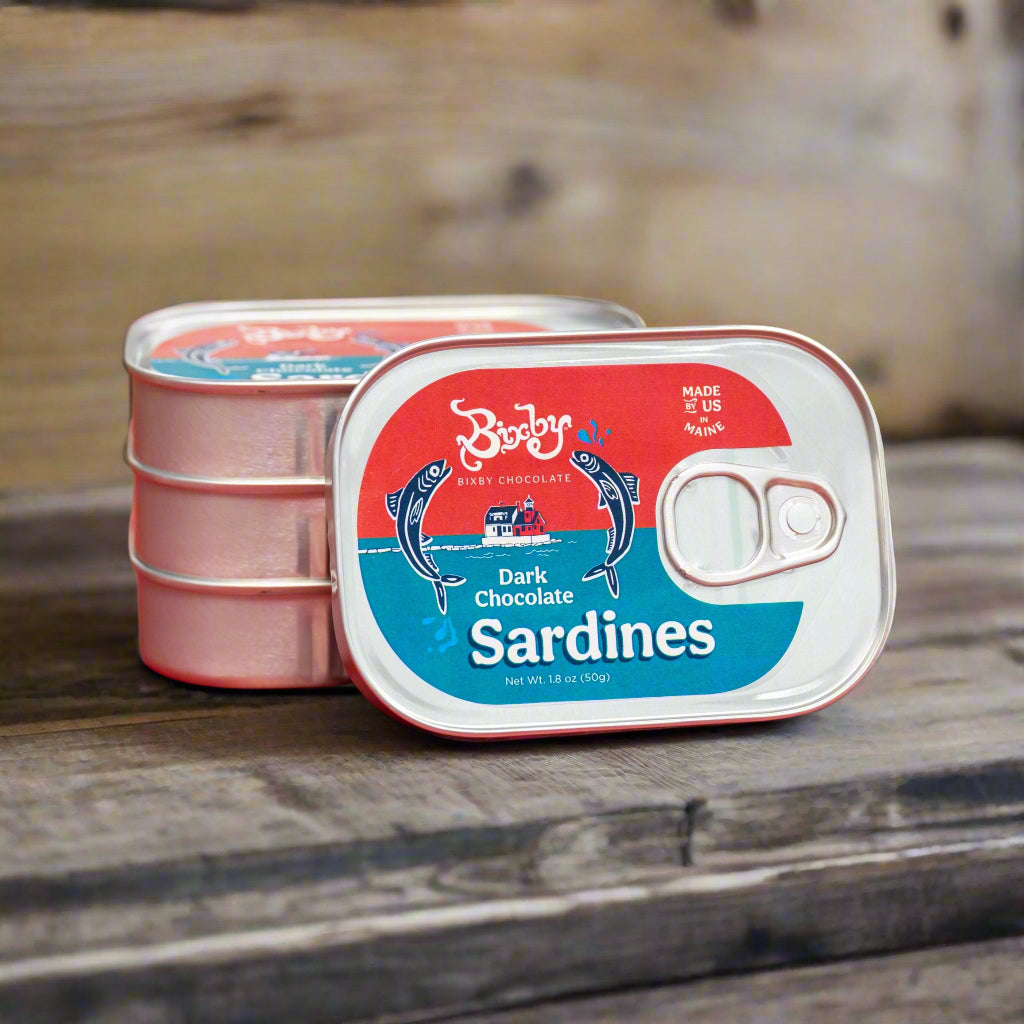 Chocolate Sardines, Tinned