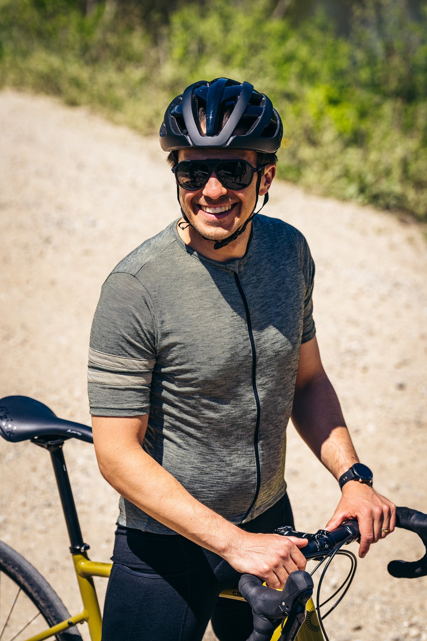 Summer Wool Short Sleeve Cycling Jersey - Evergreen