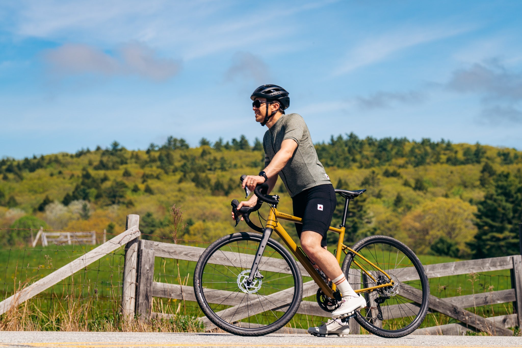 Summer Wool Short Sleeve Cycling Jersey - Evergreen