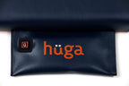 Hüga Heated Cushion – Marine Navy Vinyl / Orange Logo