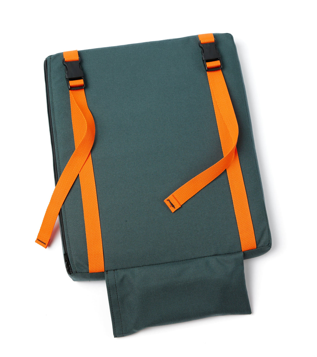 Hüga Heated Cushion – Steel Grey Cordura® / Orange Logo