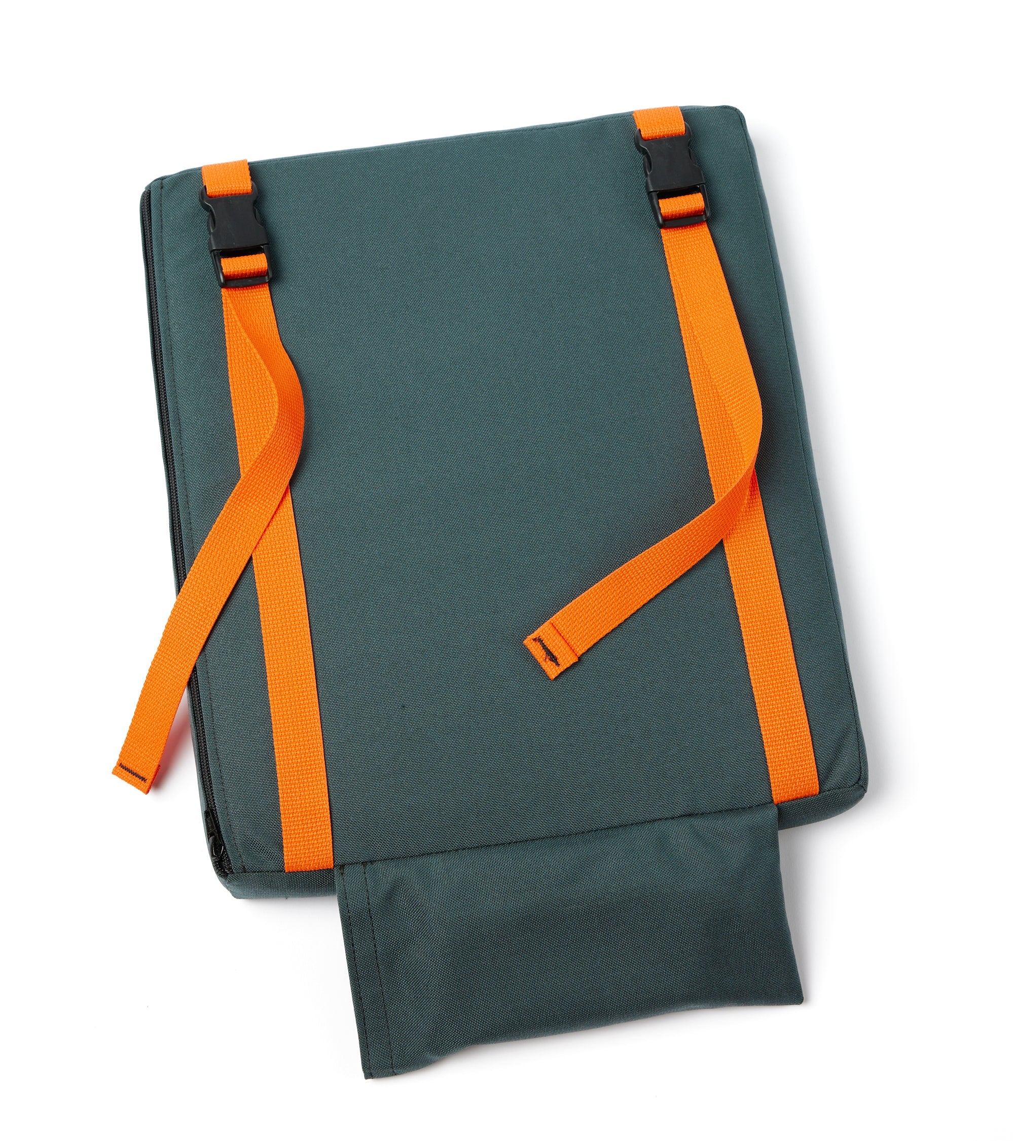 Hüga Heated Cushion – Steel Grey Cordura® / Orange Logo