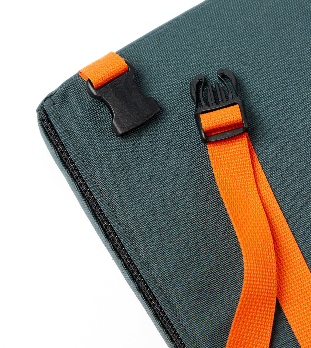 Hüga Heated Cushion – Steel Grey Cordura® / Orange Logo