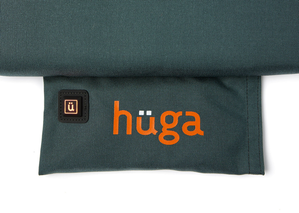 Hüga Heated Cushion – Steel Grey Cordura® / Orange Logo