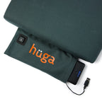 Hüga Heated Cushion – Steel Grey Cordura® / Orange Logo