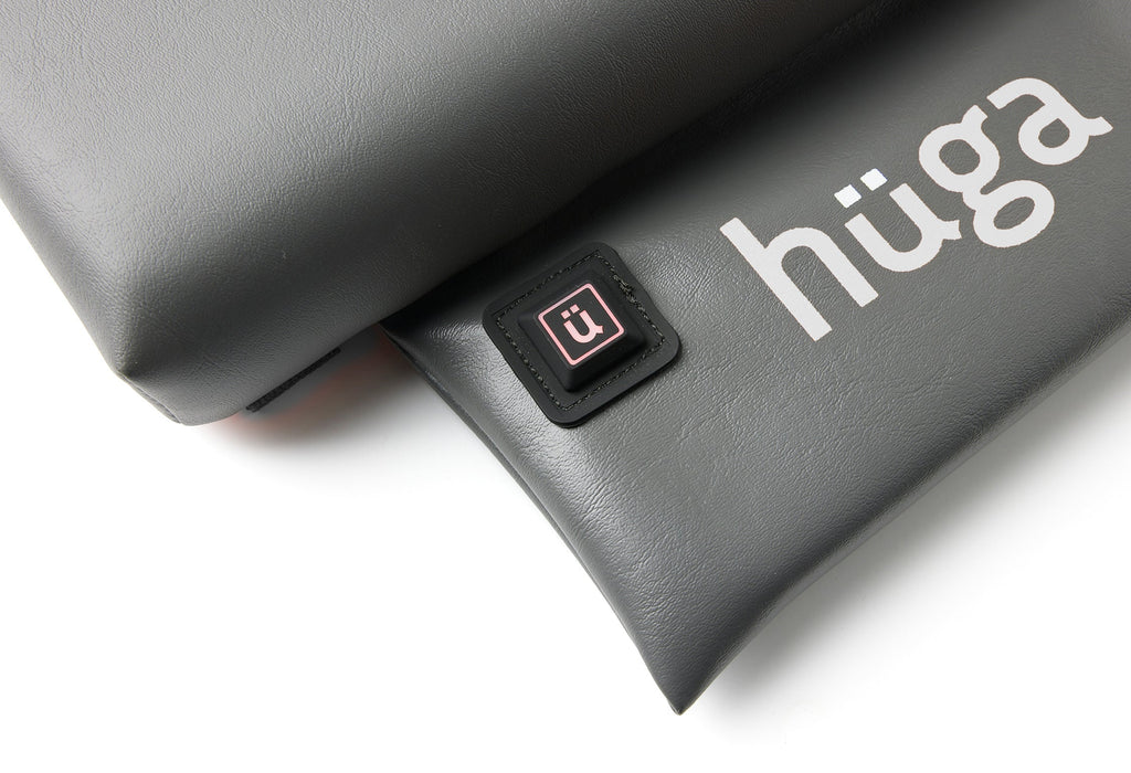 Hüga Heated Cushion – Anchor Grey Vinyl / White Logo