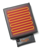 Hüga Heated Cushion – Anchor Grey Vinyl / Orange Logo