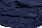 Winter Wool Long Sleeve Merino Wool Hoodie - Navy