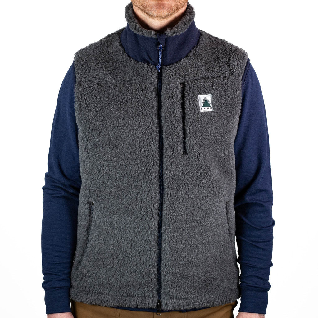The Merino Wool Lodge Vest - Charcoal