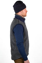 The Merino Wool Lodge Vest - Charcoal