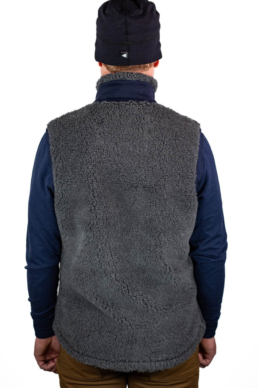 The Merino Wool Lodge Vest - Charcoal