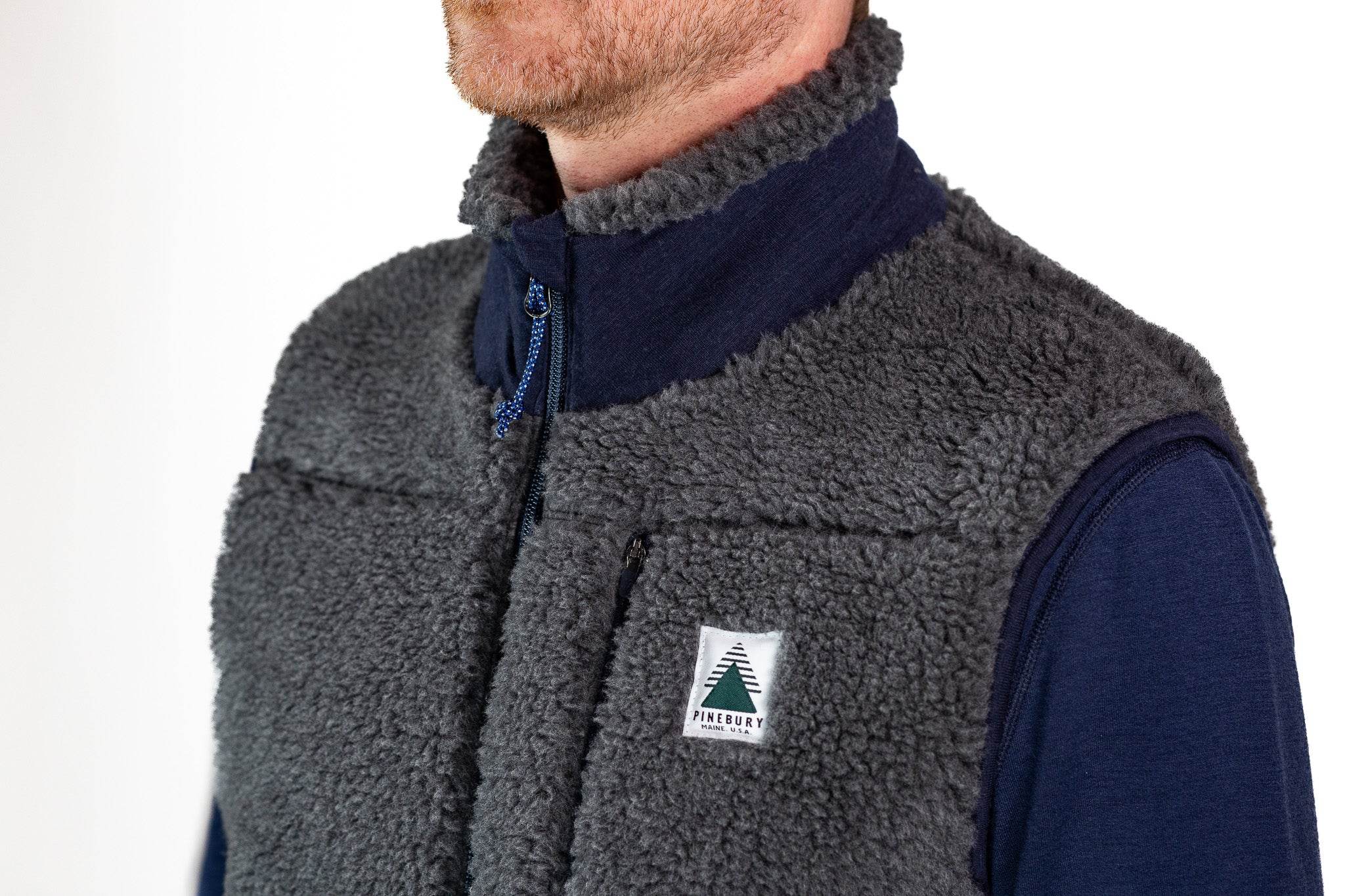 The Merino Wool Lodge Vest - Charcoal