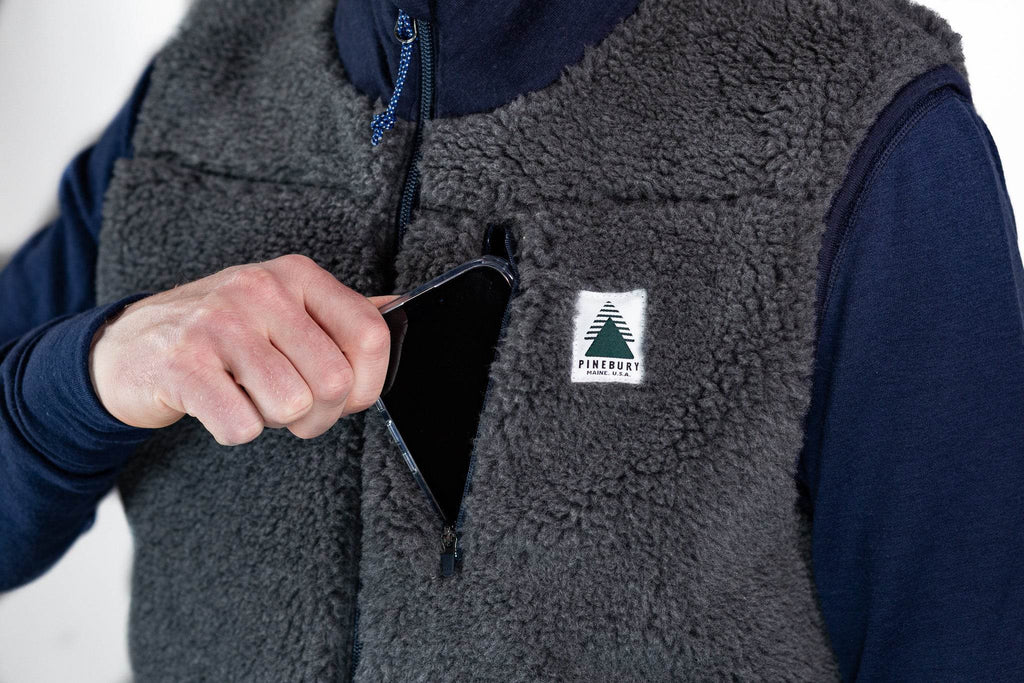 The Merino Wool Lodge Vest - Charcoal