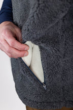 The Merino Wool Lodge Vest - Charcoal
