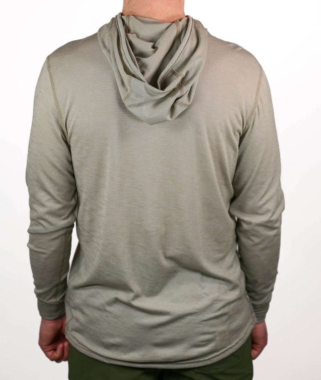 Summer Wool Hoodie Sun Shirt - Khaki