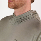Summer Wool Hoodie Sun Shirt - Khaki