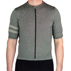 Summer Wool Short Sleeve Cycling Jersey - Evergreen
