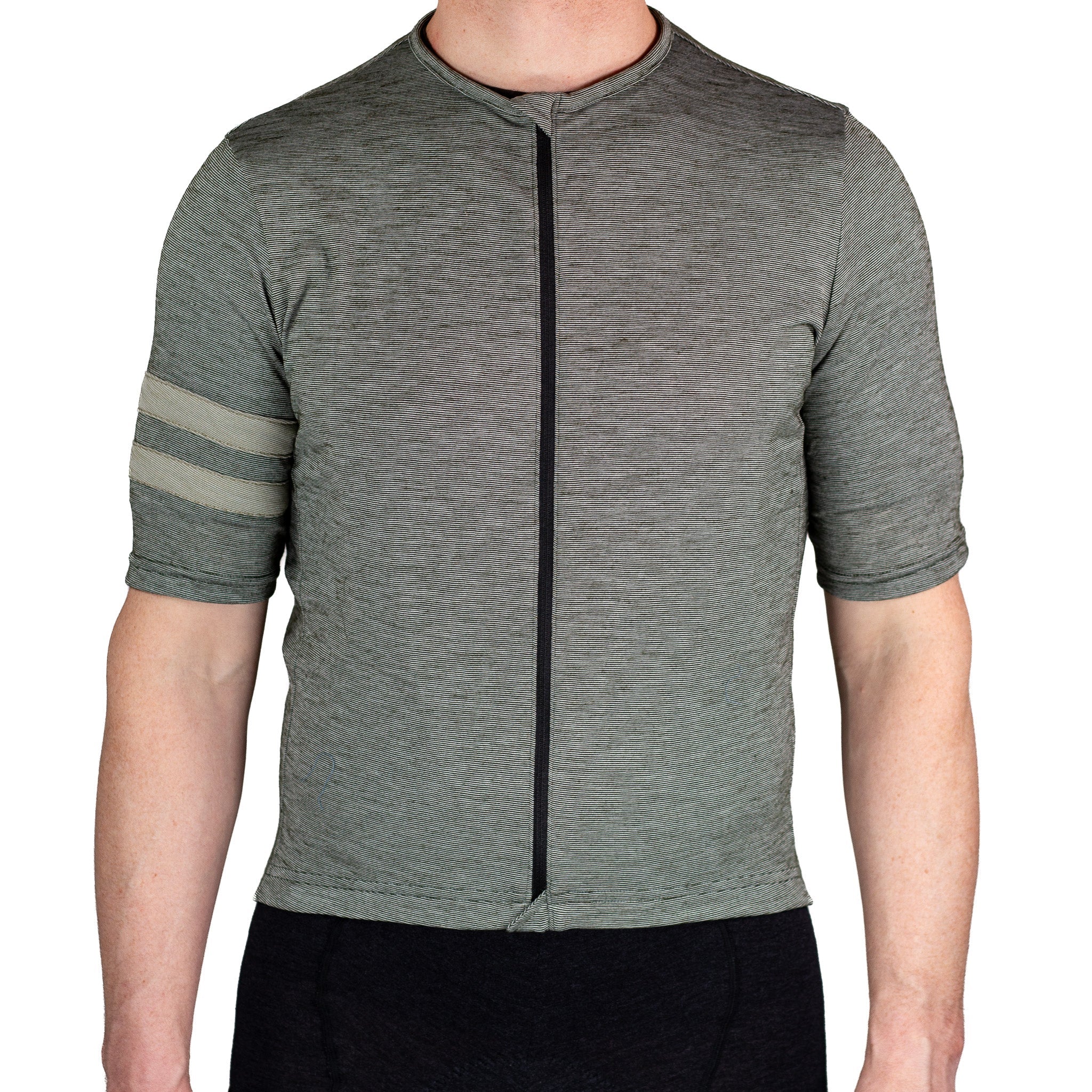 Summer Wool Short Sleeve Cycling Jersey - Evergreen