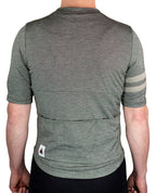 Summer Wool Short Sleeve Cycling Jersey - Evergreen