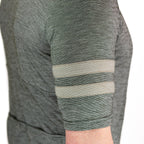 Summer Wool Short Sleeve Cycling Jersey - Evergreen