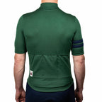 Every-Season Short Sleeve Merino Wool Cycling Jersey - Pine