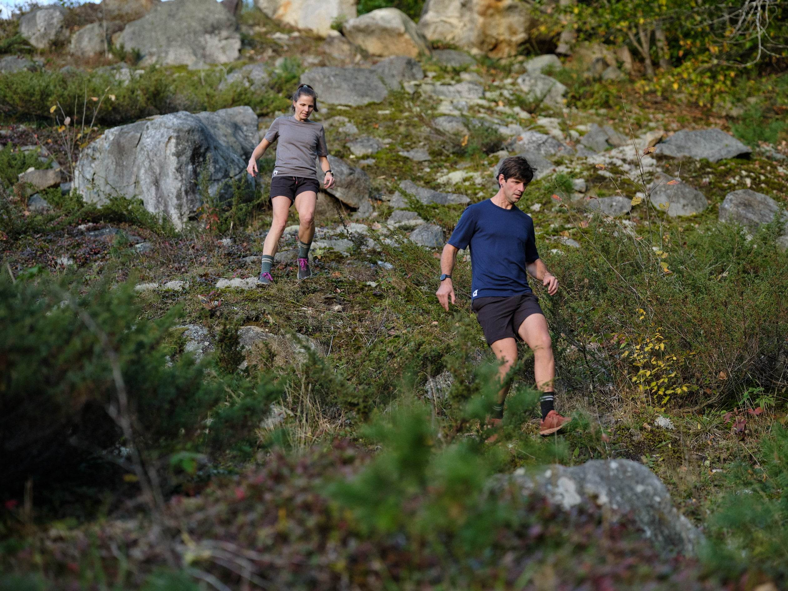 Every-Season Short Sleeve Merino Wool Pocket Tee - Atlantic Blue