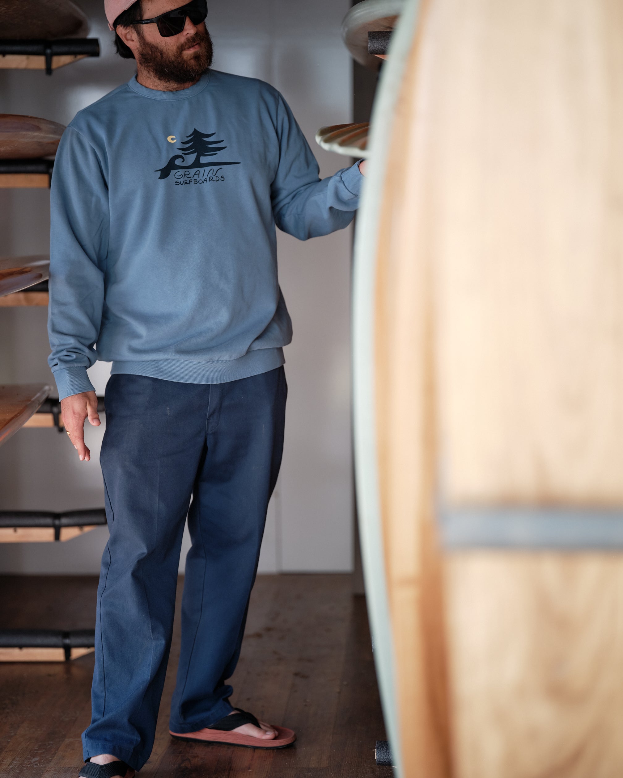 NEW- Camp Grain Crew Neck