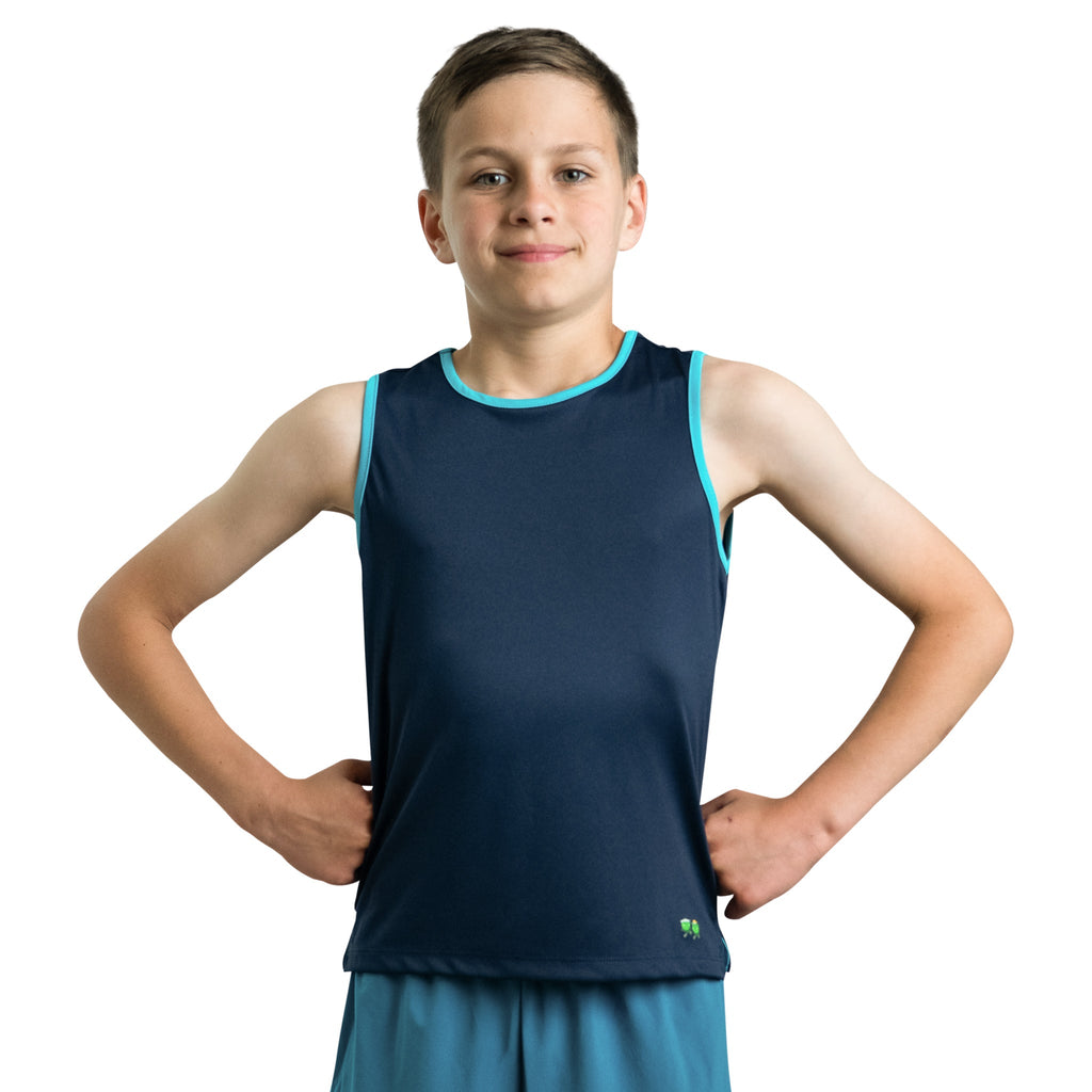 Kids' Maine Running Singlet - White