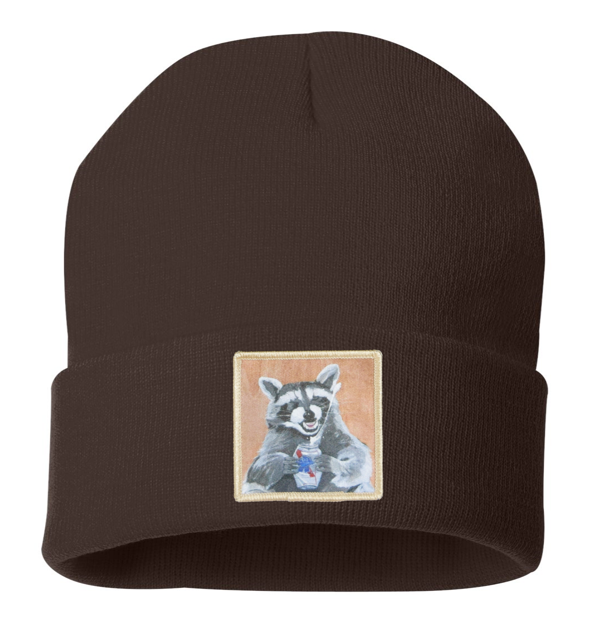 Beer Bandit Raccoon Beanie
