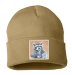 Beer Bandit Raccoon Beanie