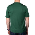 Every-Season Short Sleeve Merino Wool Pocket Tee - Pine