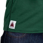 Every-Season Short Sleeve Merino Wool Pocket Tee - Pine