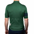 Every-Season Short Sleeve Merino Wool Cycling Jersey - Pine