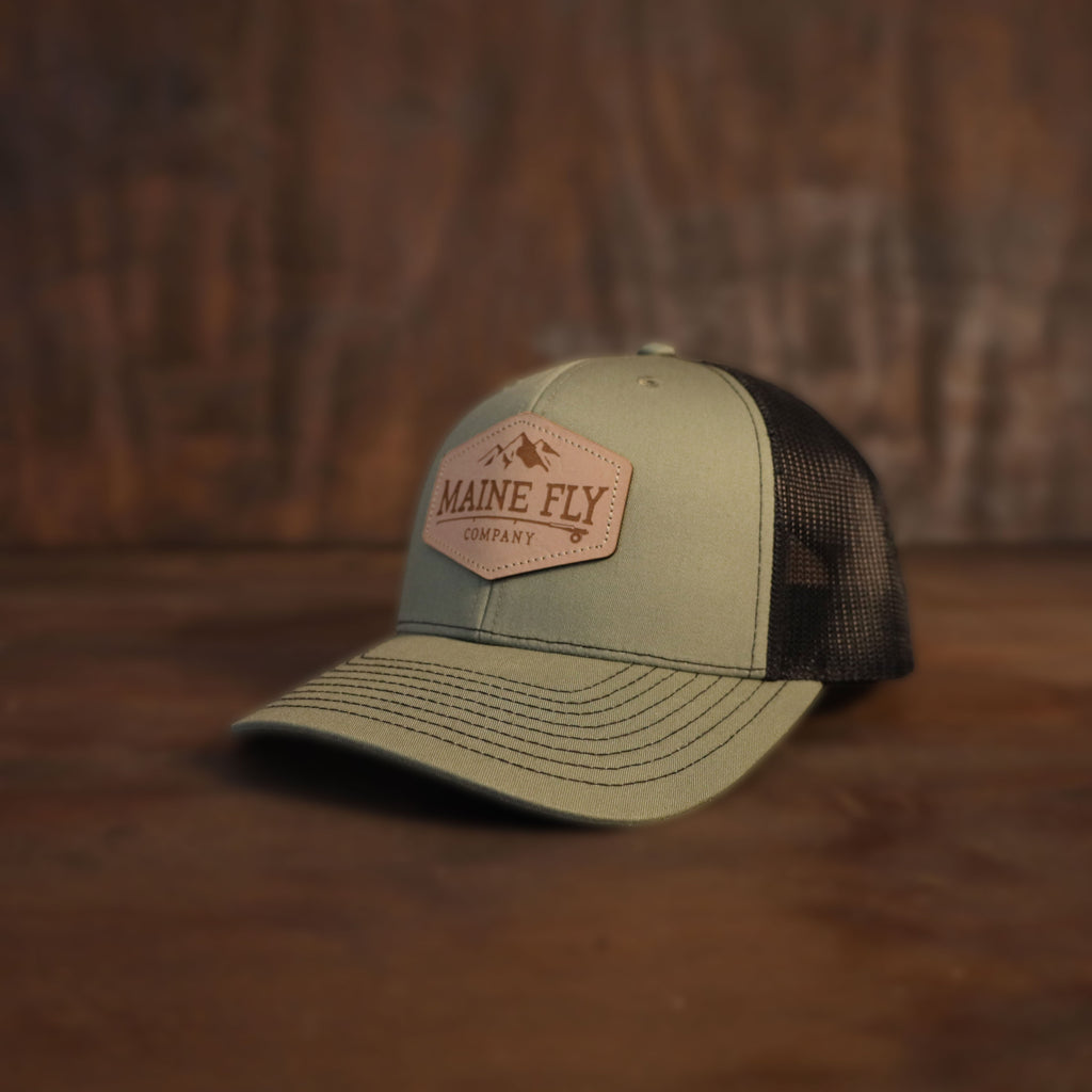 Maine Fly Co - Leather Patch Hat